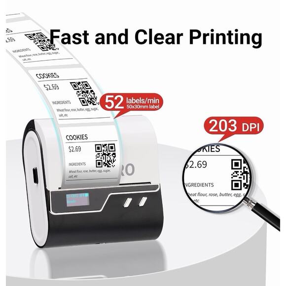 Orgbro Z3 Label printer - Picture 3 of 7